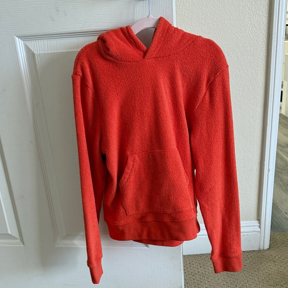 Outerknown youth Vibrant orange Terry cloth Hoodie